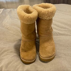 Ugg boots, tan, size 10